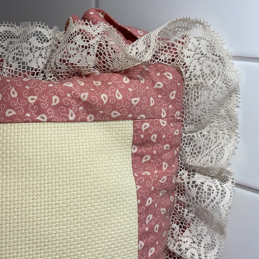 Precious Moments | Set of 2 pillows | handmade and stuffed - Picture 3 of 10